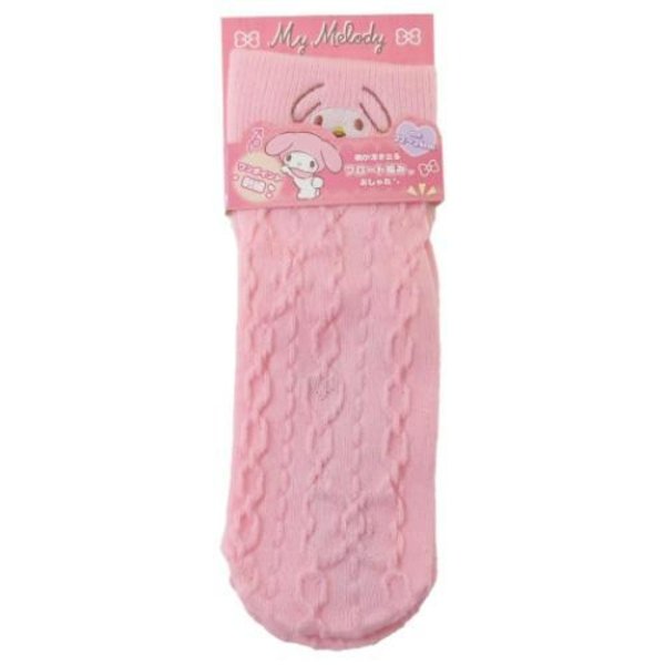My Melody : Face Pink Crew Socks
