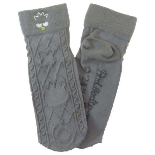 Bad Badtz maru : Face Dark Grey Crew Socks