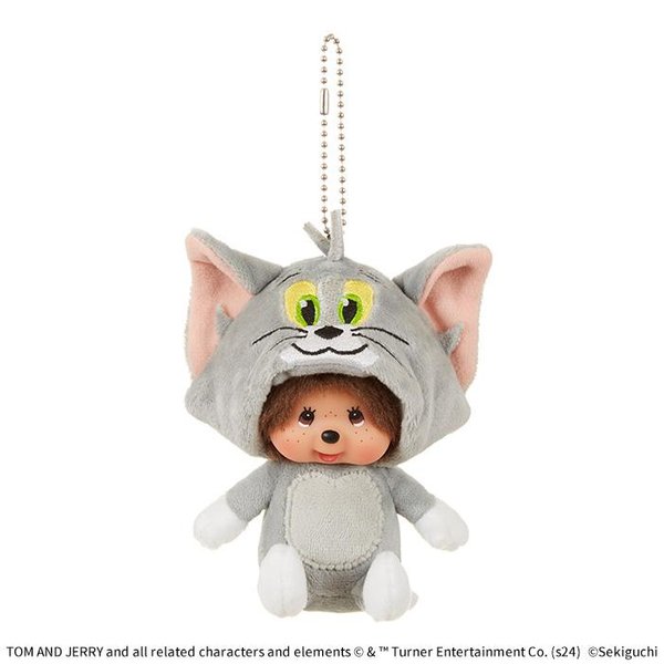Rilakkuma BASIC MONOCHROME Hanging Plush Toy - Kiiroitori