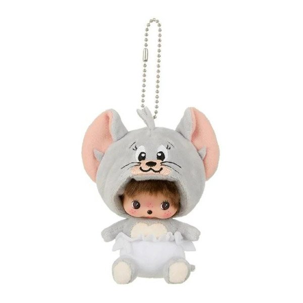 Monchhichi x Tom and Jerry: Tom Monchhichi Keychain