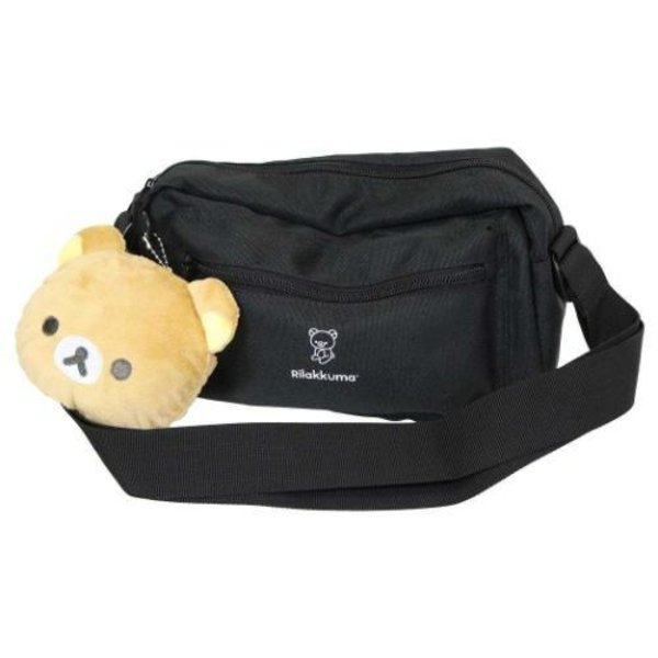 Rilakkuma Crossbody Bag with Face Pouch, Korilakkuma