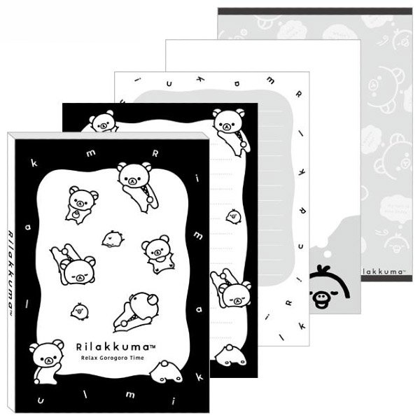 Rilakkuma BASIC MONOCHROME Memo Pads