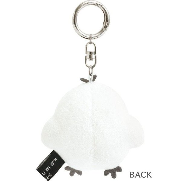 Rilakkuma BASIC MONOCHROME Hanging Plush Toy - Kiiroitori