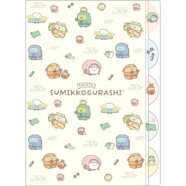 Hello Kitty : Supermarket 5 Pockets A4 Clear File