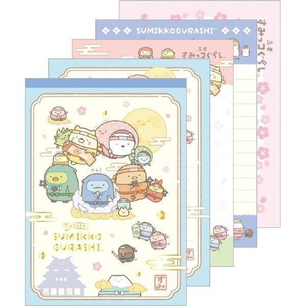 Universe San-X Town Characters A6 Notepad set