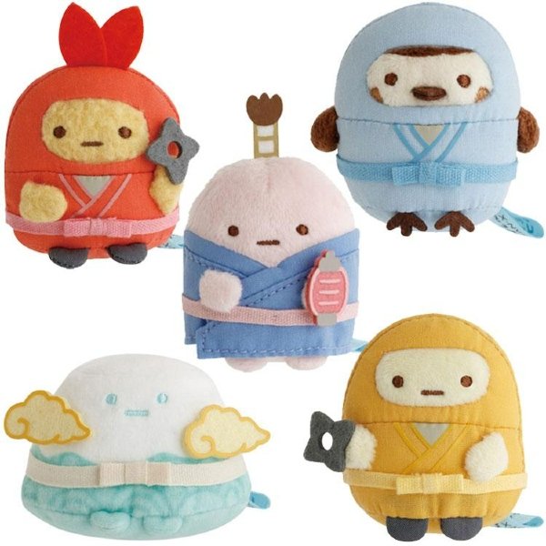 Sumikko Gurashi : Ninja Training beanie plush set