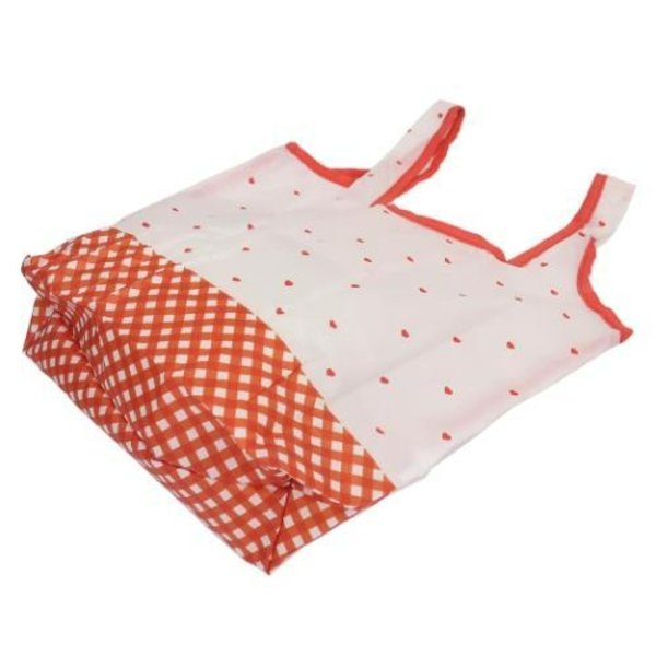 Monchhichi Eco Shopping Bag - Orange Ghingam