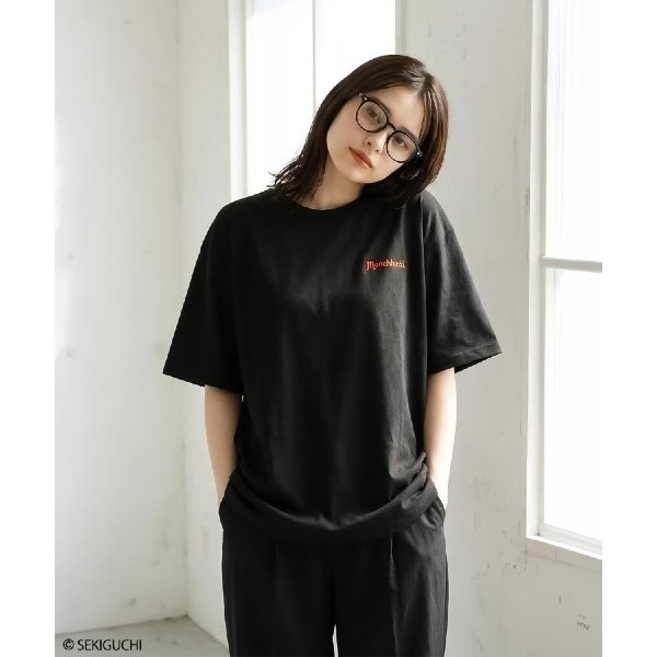 Monchhichi RiCO SUCRE Women's Monchhichi Short-Sleeve T-Shirt (Black Series 3)