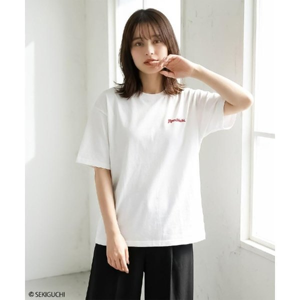 Monchhichi RiCO SUCRE Women's Monchhichi Short-Sleeve T-Shirt (White Series 3)