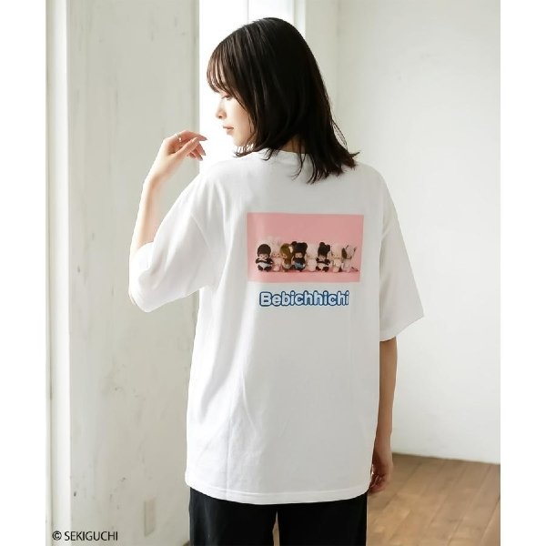 Monchhichi RiCO SUCRE Women's Monchhichi Short-Sleeve T-Shirt (Black Series 2)