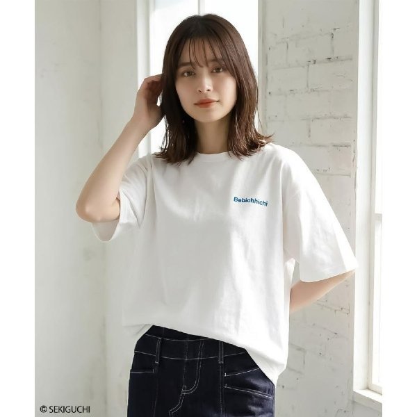 Monchhichi RiCO SUCRE Women's Monchhichi Short-Sleeve T-Shirt (White Series 1)
