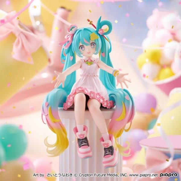 Hatsune Miku 10th Anniversary Noodle Stopper Figure