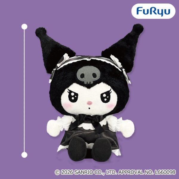 Kuromi Lolita black soft toy