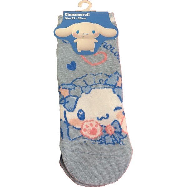 My Melody : Embroidery Retro Nostalgia Crew Socks