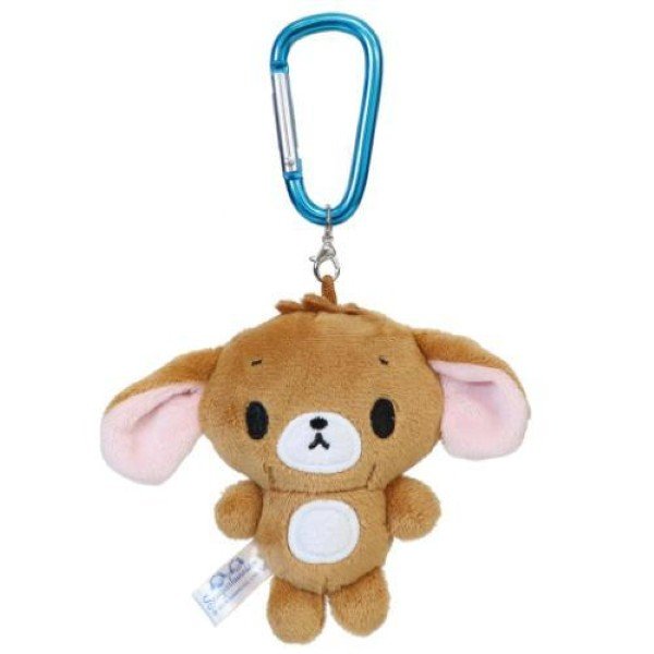 Gloomy Bear Poncho Plush Standard Mascot Keychain - White