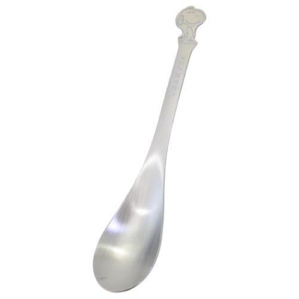 Snoopy : Embossed Stainless Steel Spoon (L)