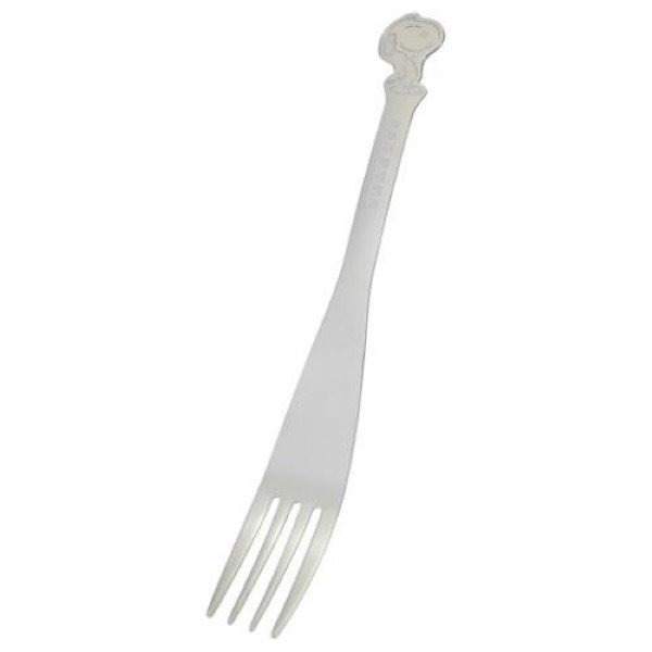 Snoopy : Embossed Stainless Steel Fork (L)