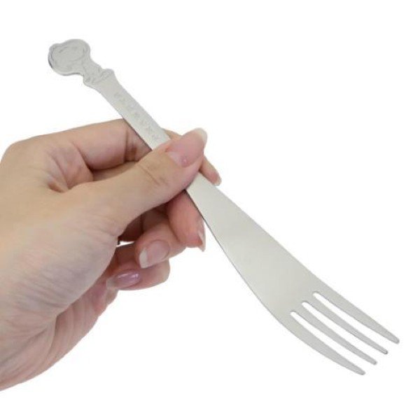 Snoopy : Embossed Stainless Steel Fork (L)