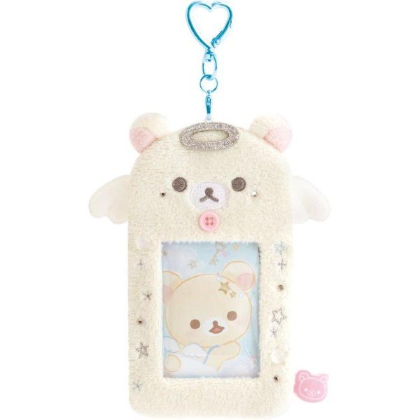 Korilakkuma : Lots of Korilakkuma Angel Plush Photo Keychain