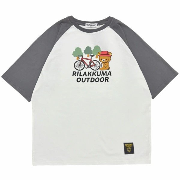 Monchhichi Sagara Embroidery Oversized T-Shirt (Black)