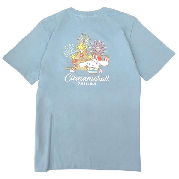 Monchhichi Pair Embroidery Oversized T-Shirt (Pink)