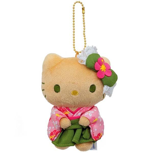 Hello Kitty Sun Tanned Matcha Kimono keychain