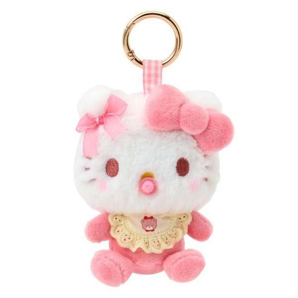 Hello Kitty : Baby Ribbon Fluffy keychain