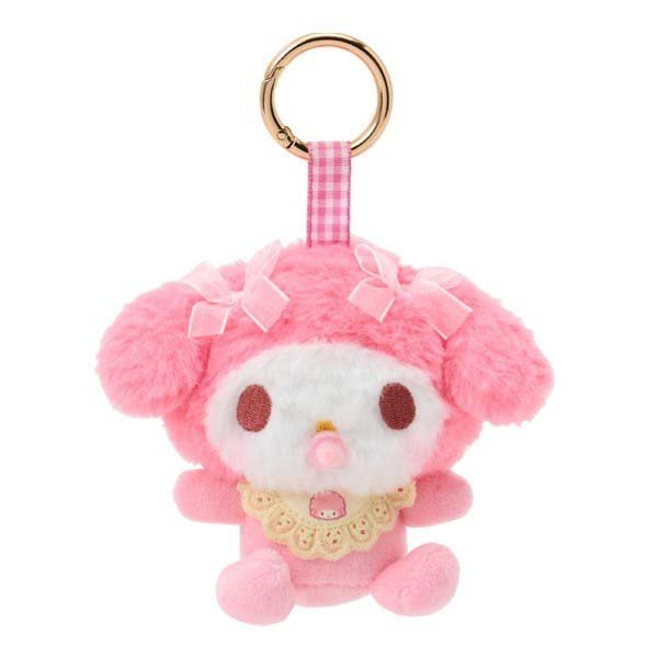 My Melody : Baby Ribbon Fluffy keychain