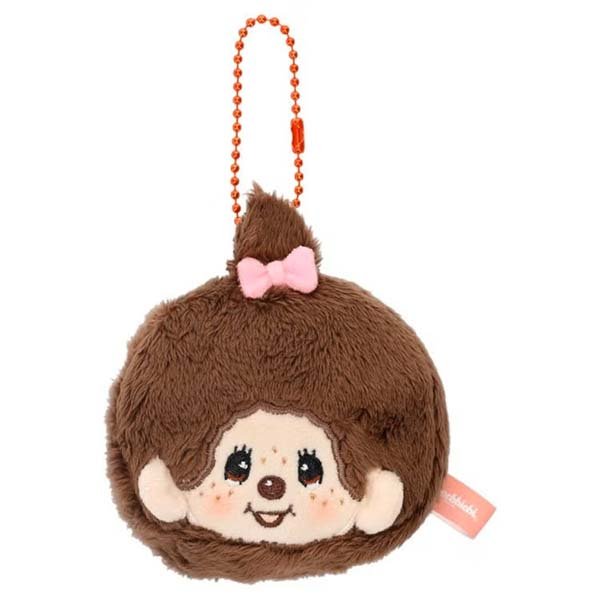 Monchhichi Sqiushy Head keychain (Girl)