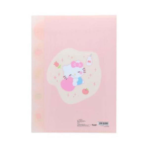 Hello Kitty : Marshmallow Pop 5 Pockets A4 Clear File