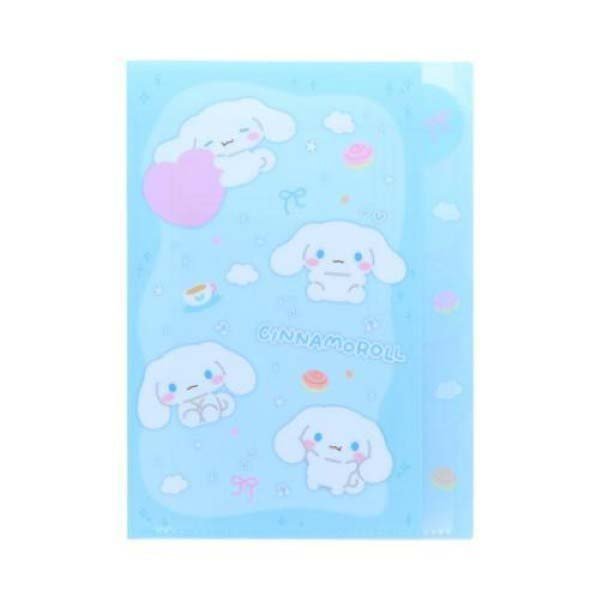 Cinamoroll : Marshmallow Pop 5 Pockets A4 Clear File