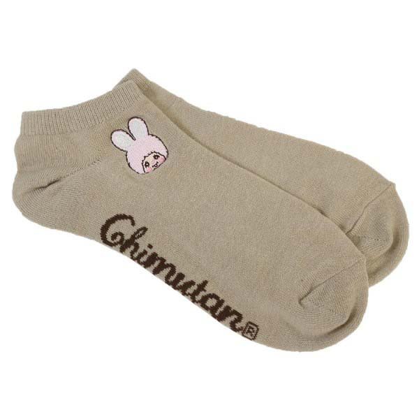 Monchhichi Chimutan : Beige Embroidered Sneaker Socks