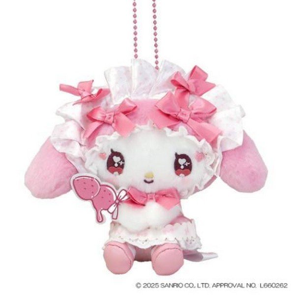 Monchhichi Sheep Mascot Keychain - Chamu Sleepy