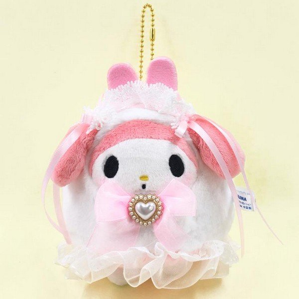 My Melody : Lolita Ghost Keychain