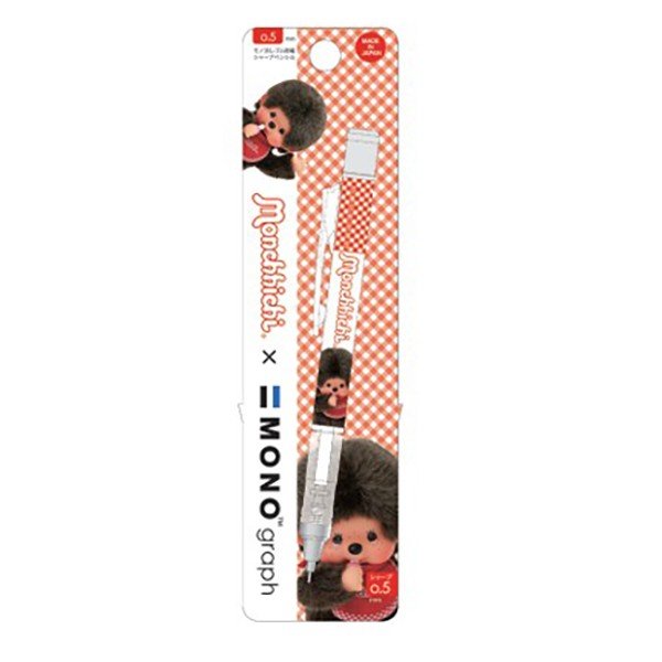 Monchhichi MONO graph pencil, 0.5mm Checkered