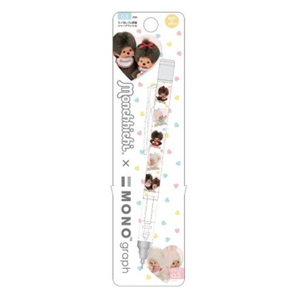 Monchhichi MONO graph pencil, 0.5mm Checkered