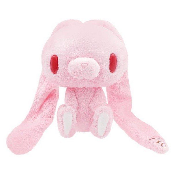 Gloomy Bloody Bear Lace Plush Keychain - Pink