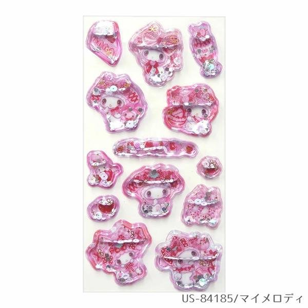 My Melody : Angel Sparkling 3D Sequins Puffy Sticker