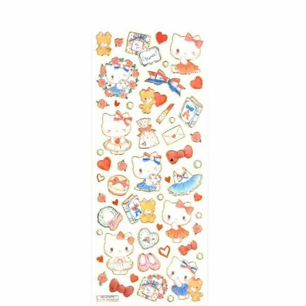 Takei Miki x Hello Kitty Sticker Sheet Clear Stickers