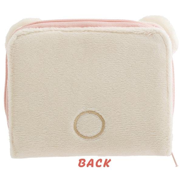 Korilakkuma : Mascot Plush Face Bifold Wallet