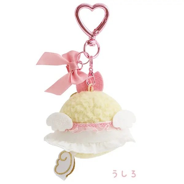 Sumikko Gurashi Angel and Devil's Tail Theme Angel Keychain (shrimp tail)