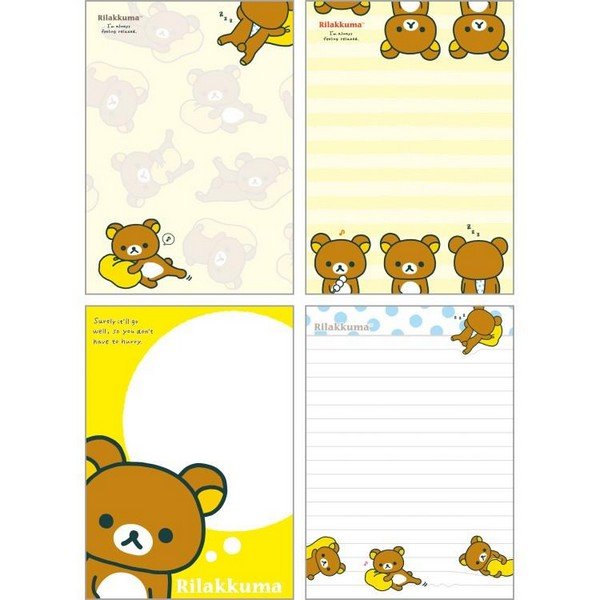 Rilakkuma : Classic A6 Notepad (set of 2)