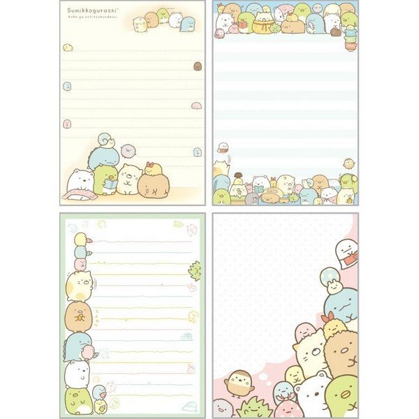 Sumikko Gurashi : Classic Room Corner A6 Notepad set of 2
