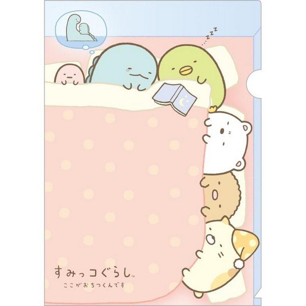 Sumikko Gurashi Angel and Devil's Tail Theme Clear Holder (Pink)