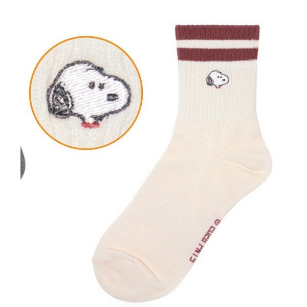 Monchhichi x Hello Kitty Character Socks for Women - Checkered