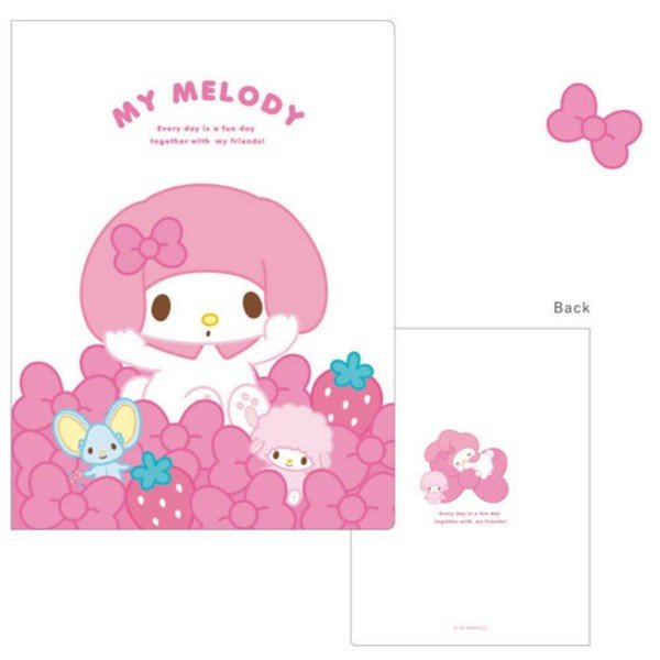 My Melody and friends Six Pocket File
