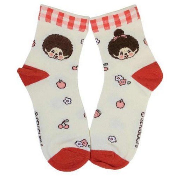 Monchhichi Puppet Socks - Pink