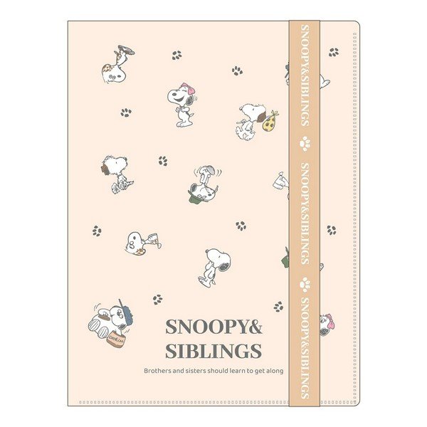 SNOOPY & SIBLINGS Belt 6+1 Clear File