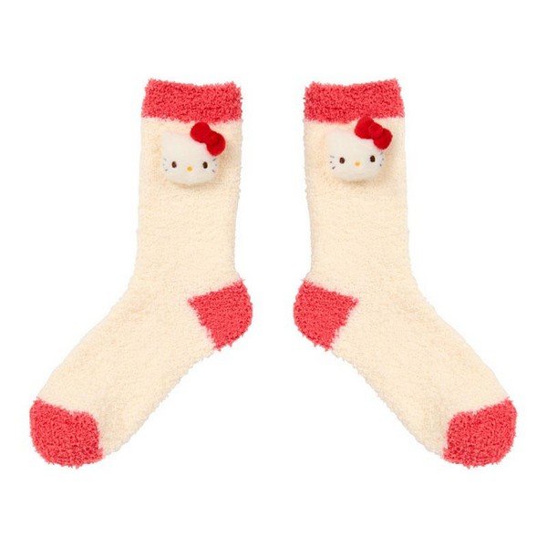 Little Twin Stars : Embroidery Retro Nostalgia Crew Socks