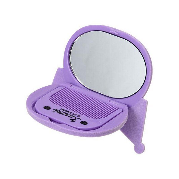 Kuromi : Flocky Mirror & Comb Set